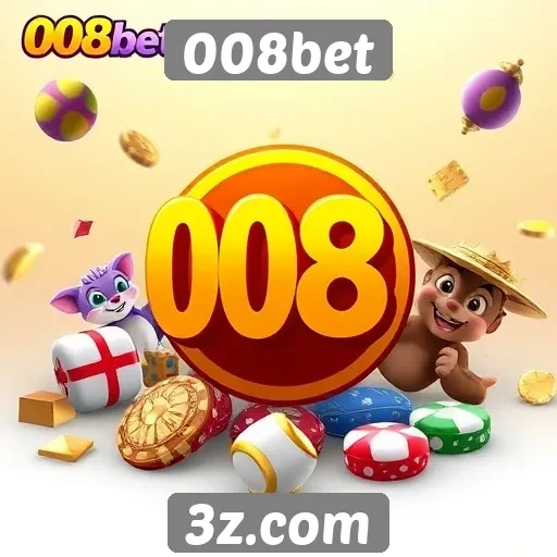 Variedade de jogos disponíveis na plataforma 008bet